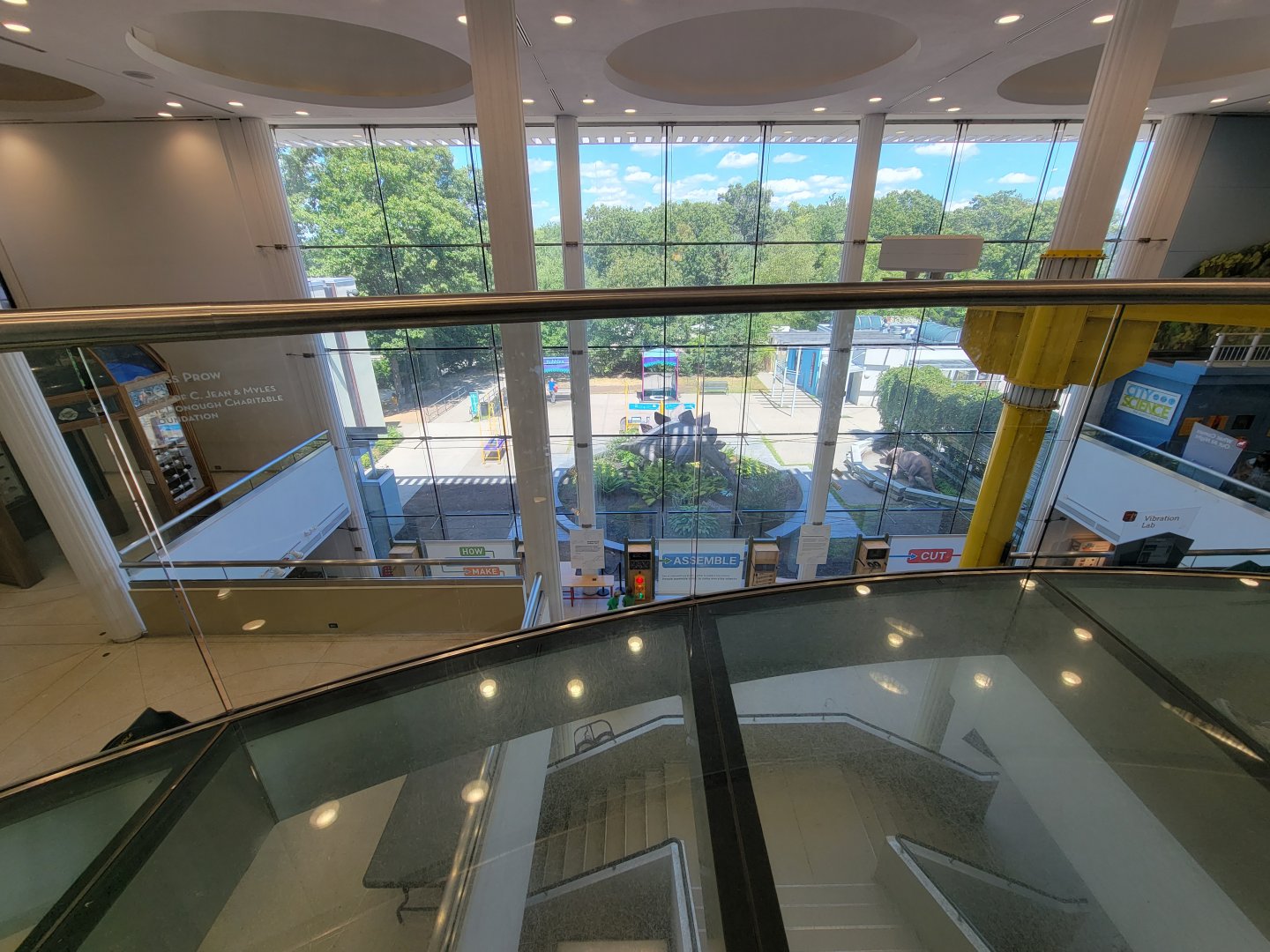 Ecotarium - View of lower floors, ground entrance