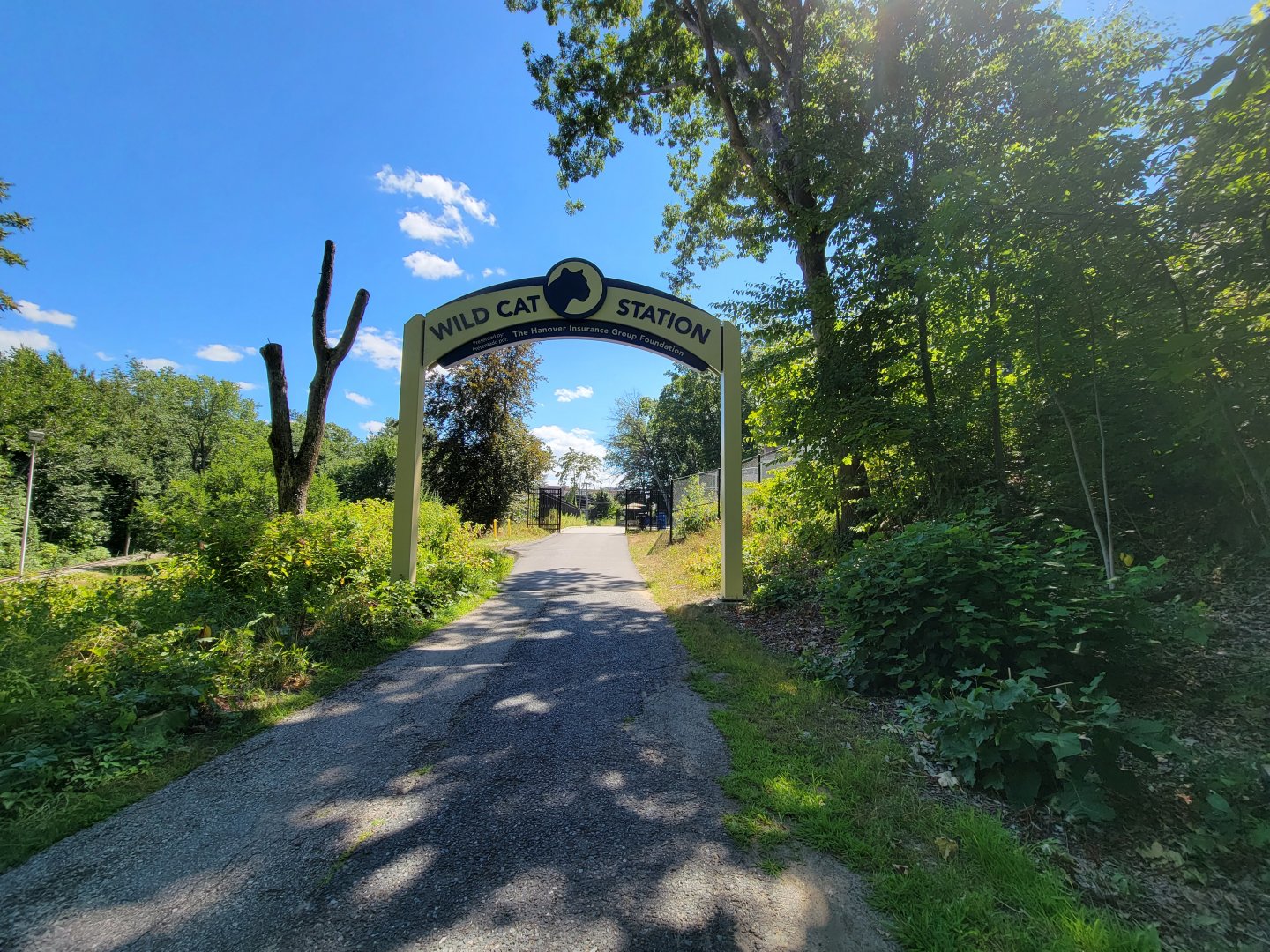 Ecotarium - Wild cat station entrance