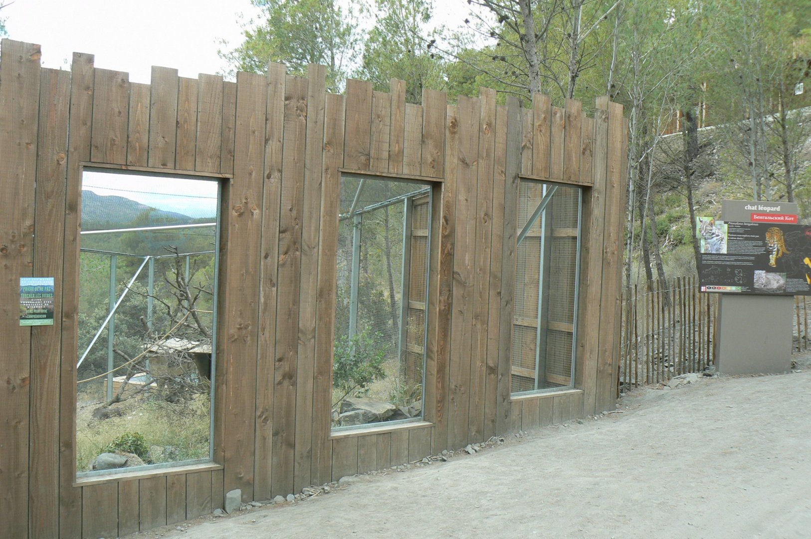 Ecozonia - Amur leopard cat enclosure