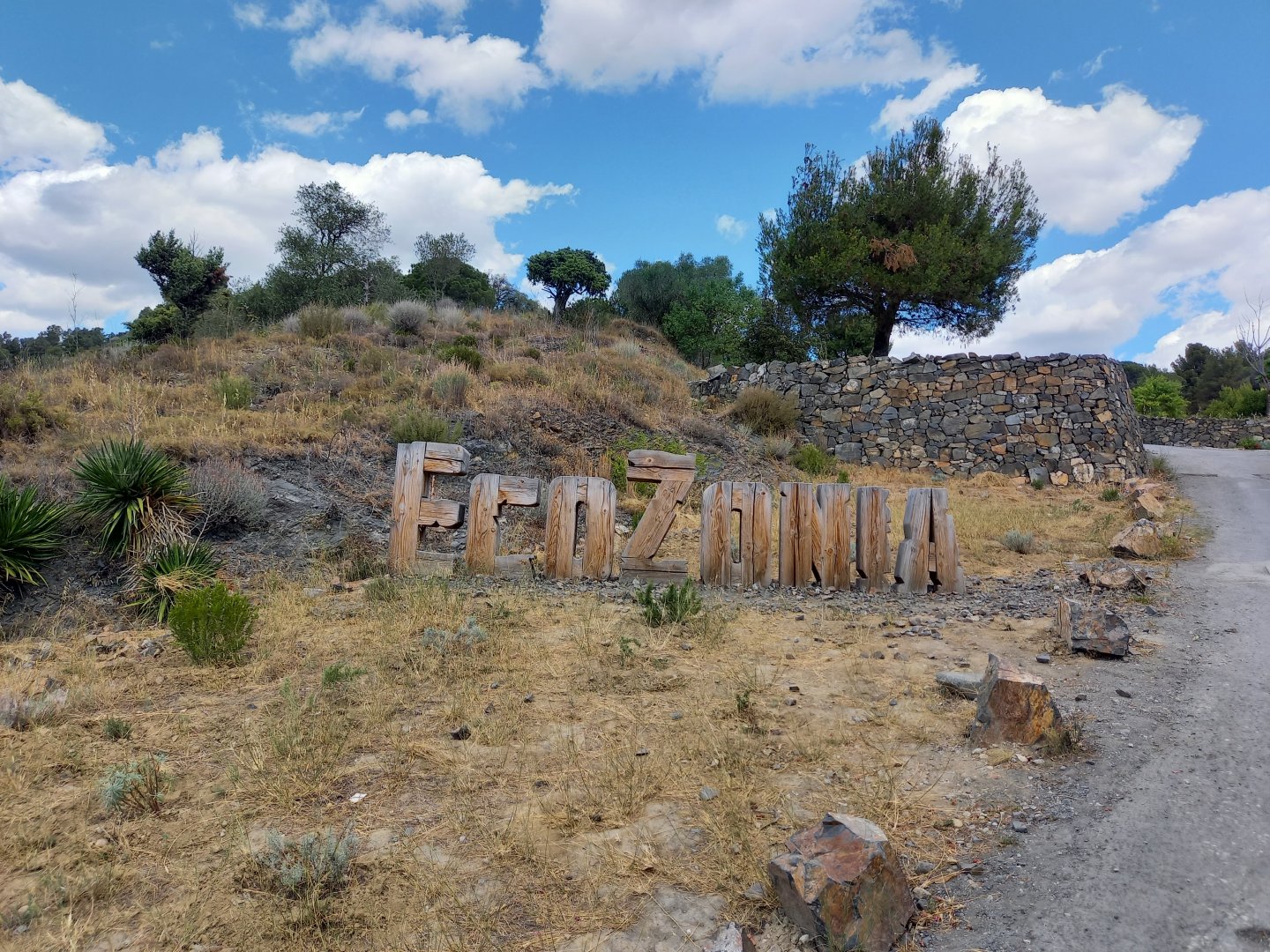 Ecozonia - Entrance sign