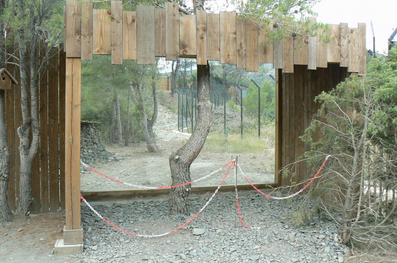 Ecozonia - Viewing point on the second chinese dholes enclosure