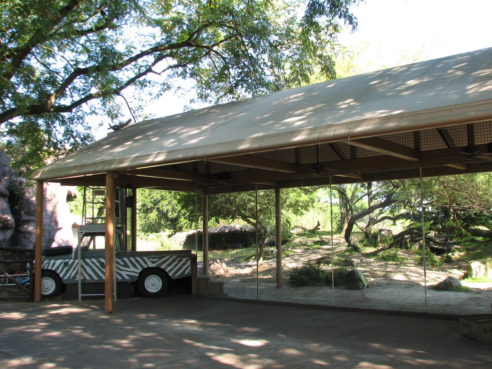 Edge of Africa - African Lion or Spotted Hyena Exhibit - Viewing Area