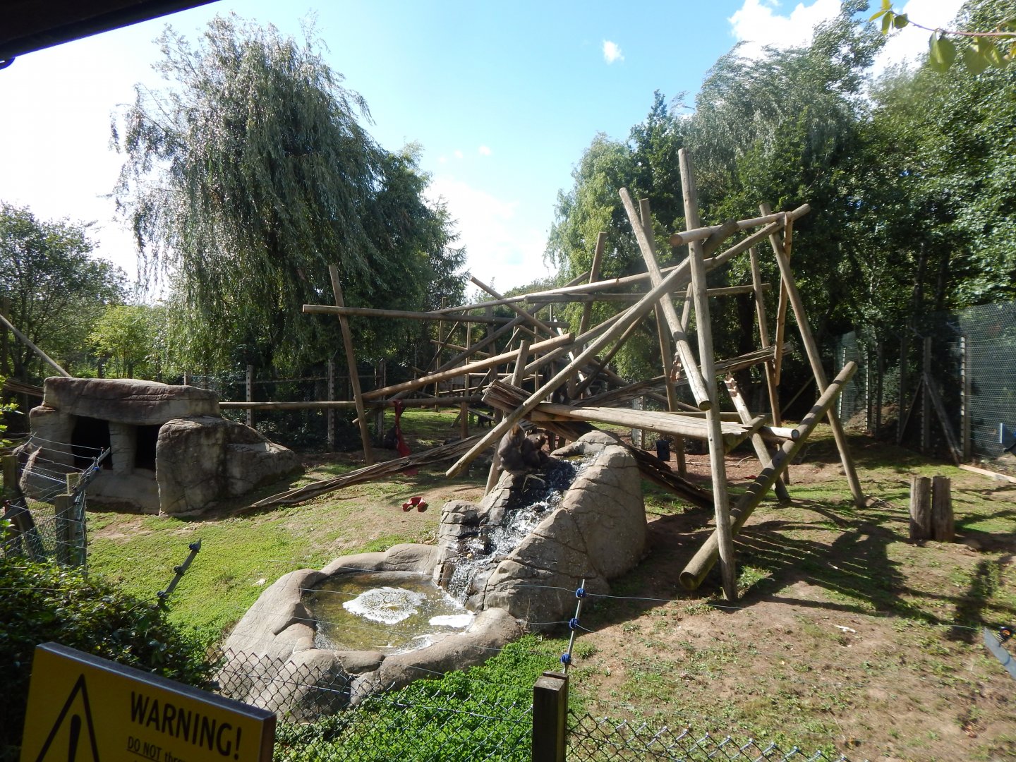 Edge of Africa - Mandrill enclosure 110925
