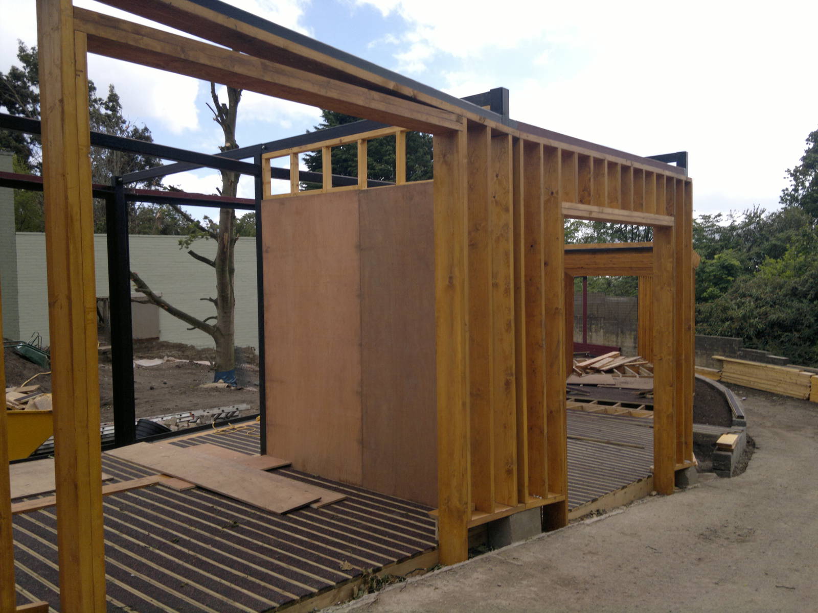 Edinburgh Zoo -new panda enclosure - May 2011