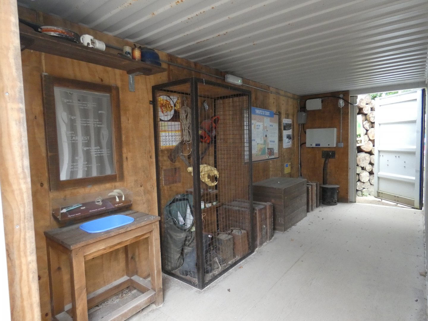 Education display in 'Tiger Trail'