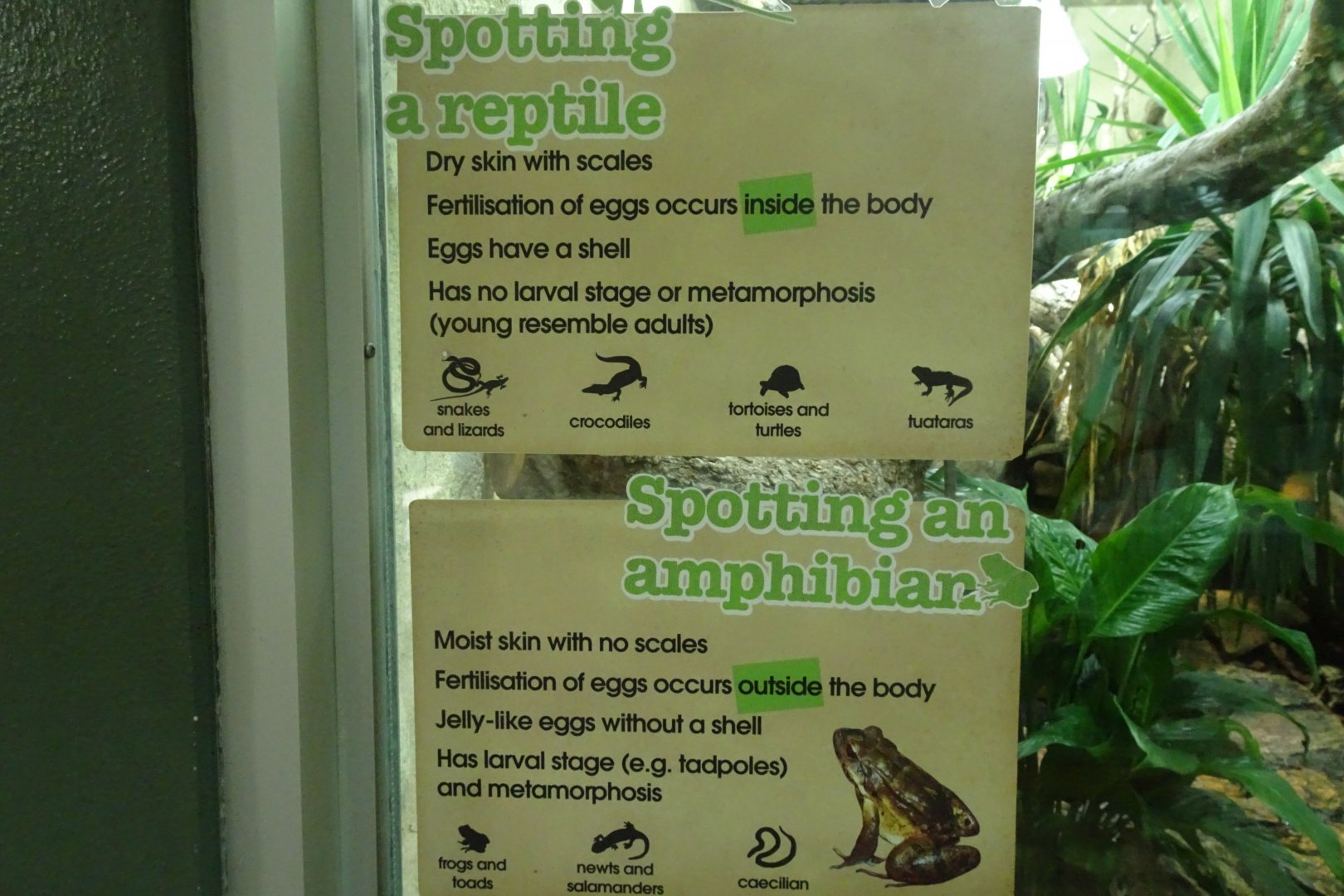 Educational sign, June 2018