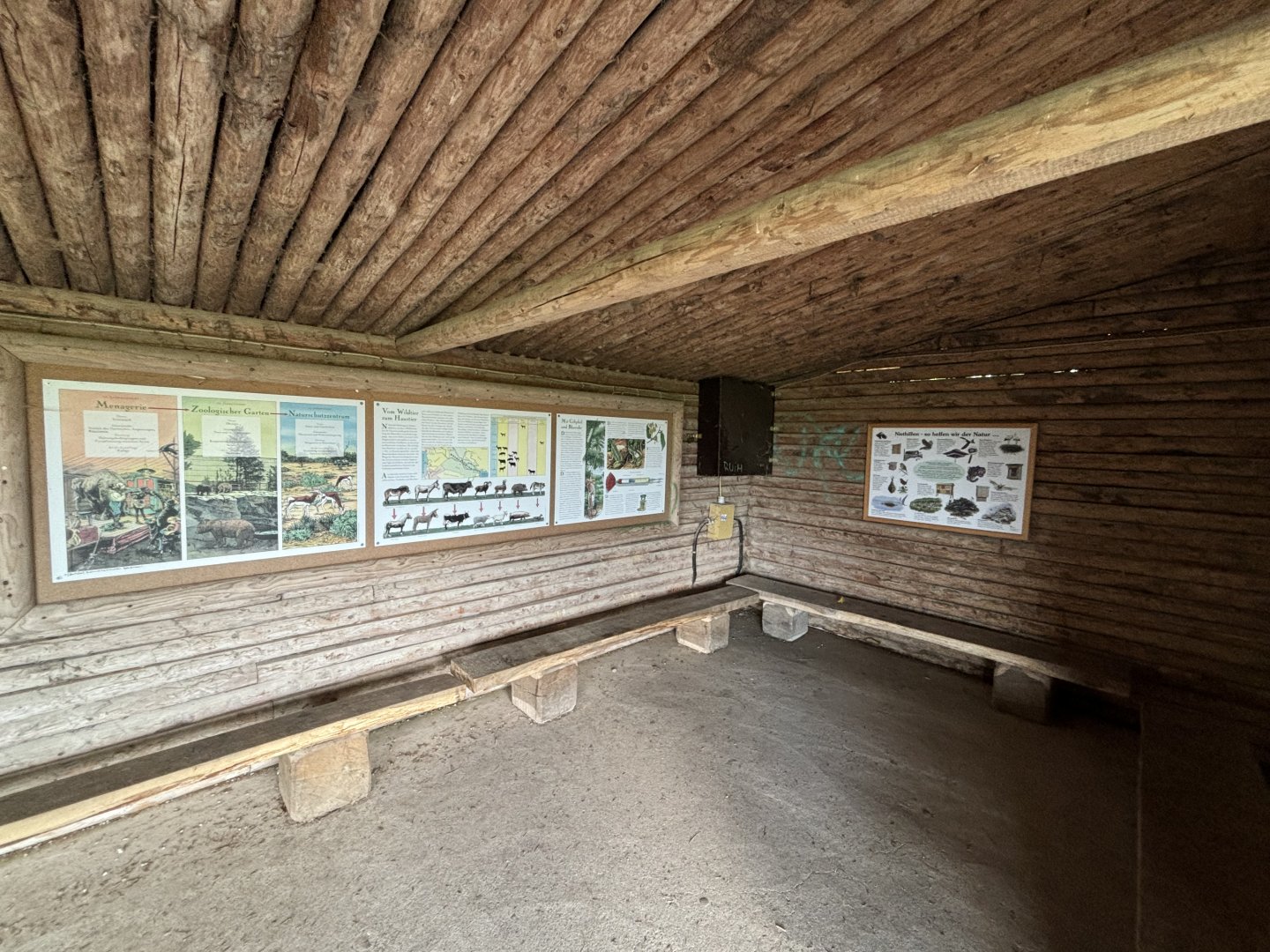 Educational Signs at Wildpark Poing