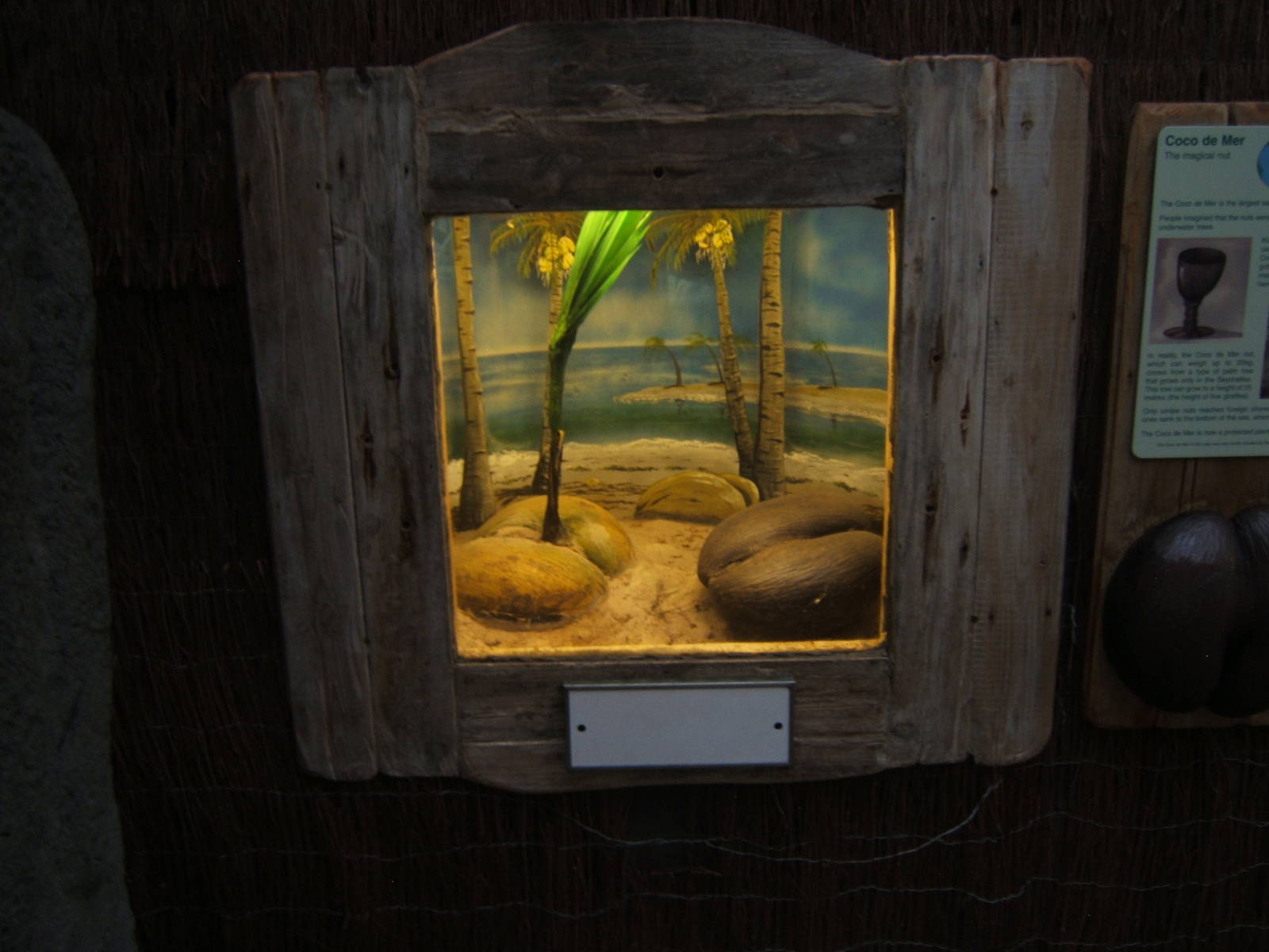 Eductaion exhibit that is to become an animal exhibit