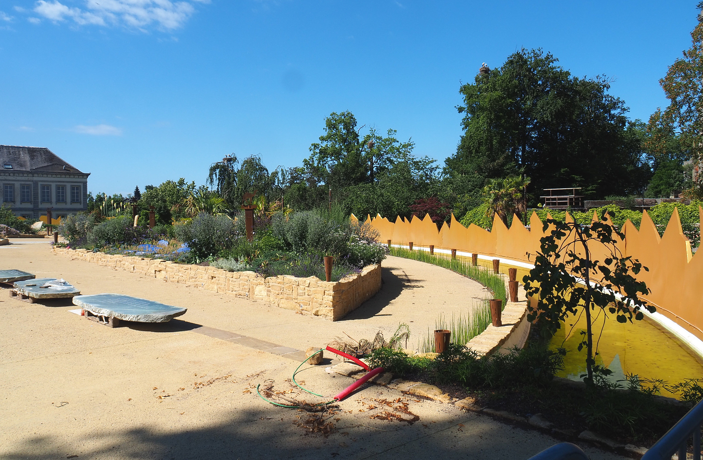 "Egg of the World", part of future entrance area, 2022-06-28