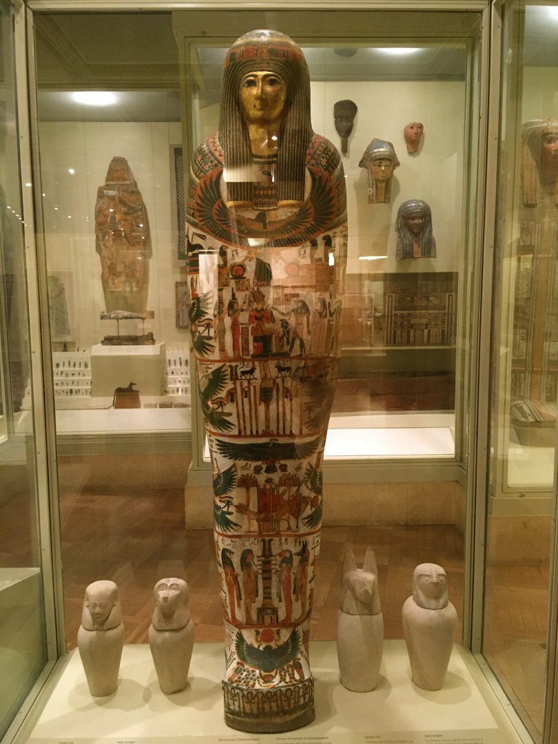Egypt: Coffin & Canopic Jars of the Lady Djedmaatesankh