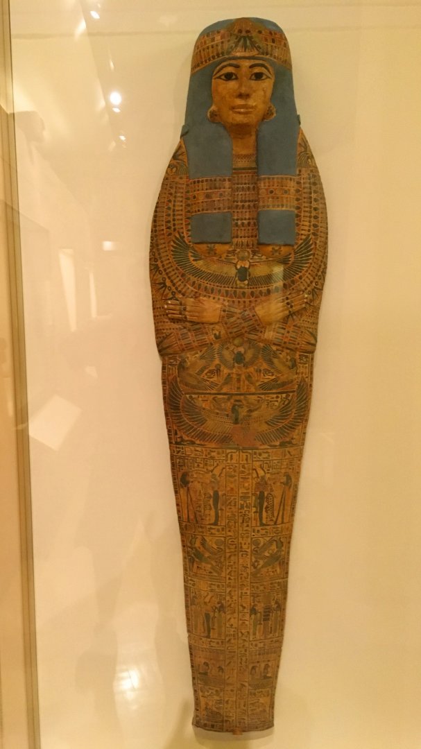 Egypt: Mummy Cover of Woman with Crossed Arms