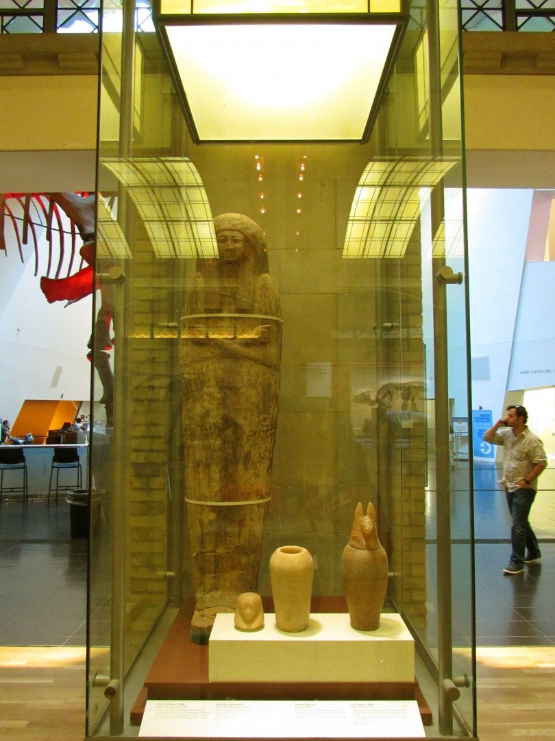 Egypt: Sarcophagus of Nakht & Canopic Jars