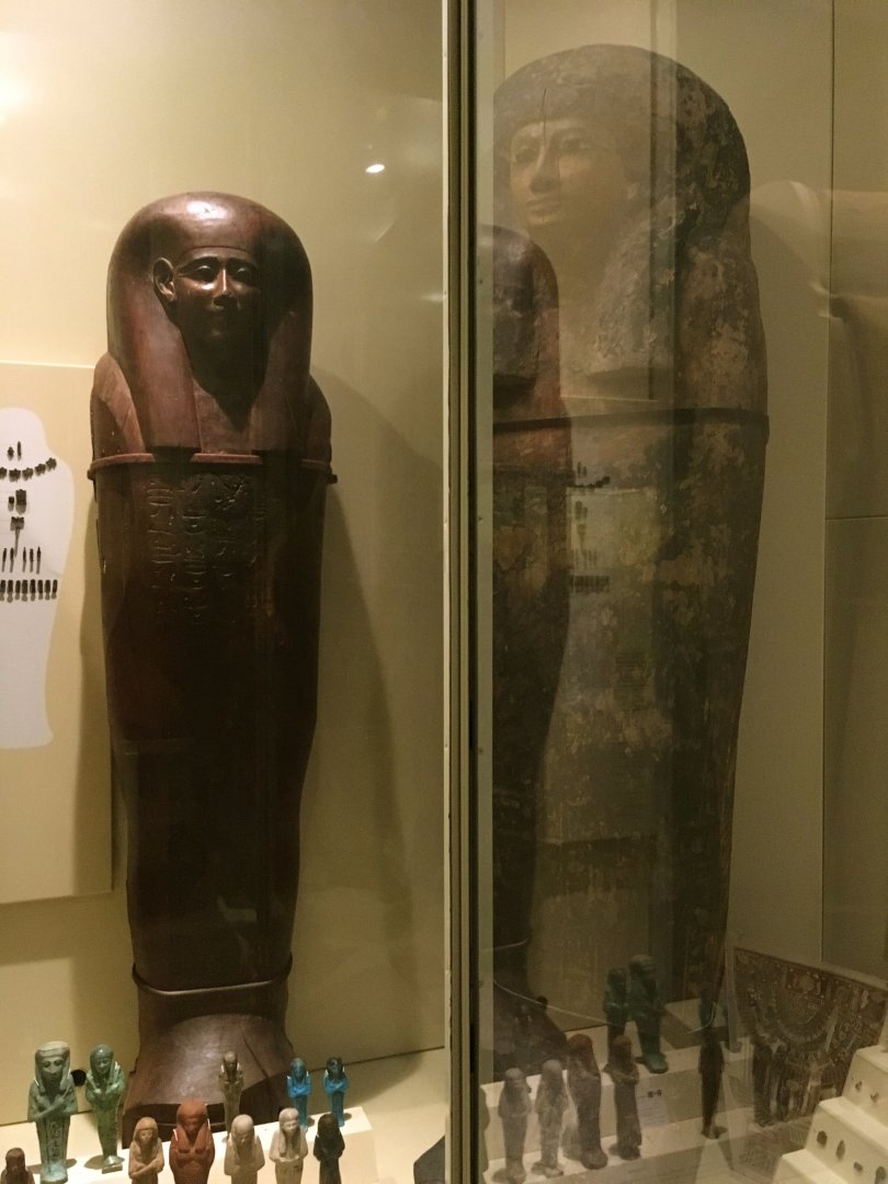 Egypt: Sarcophaguses of Ta-Sheryet-Ahet & Another Egyptian
