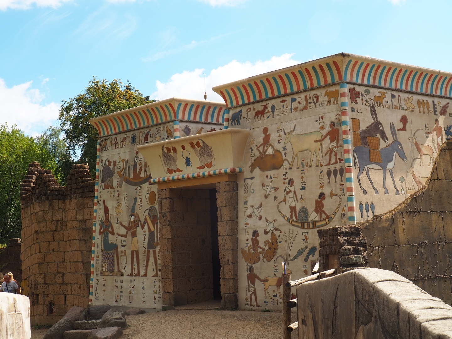 Egyptian gate in the Ancient City