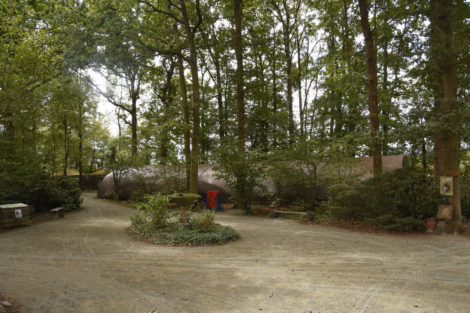 Egyptian Rousette tunnel from the outside