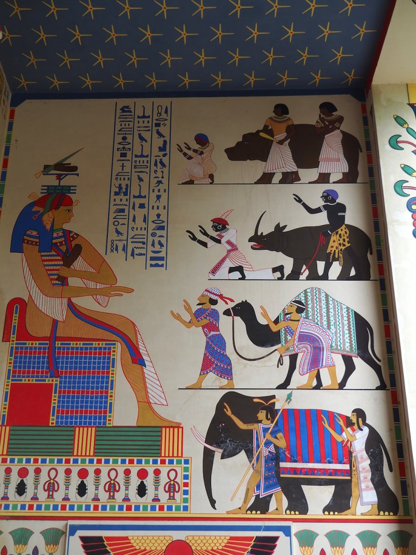 Egyptian Temple murals, 2023-07-02