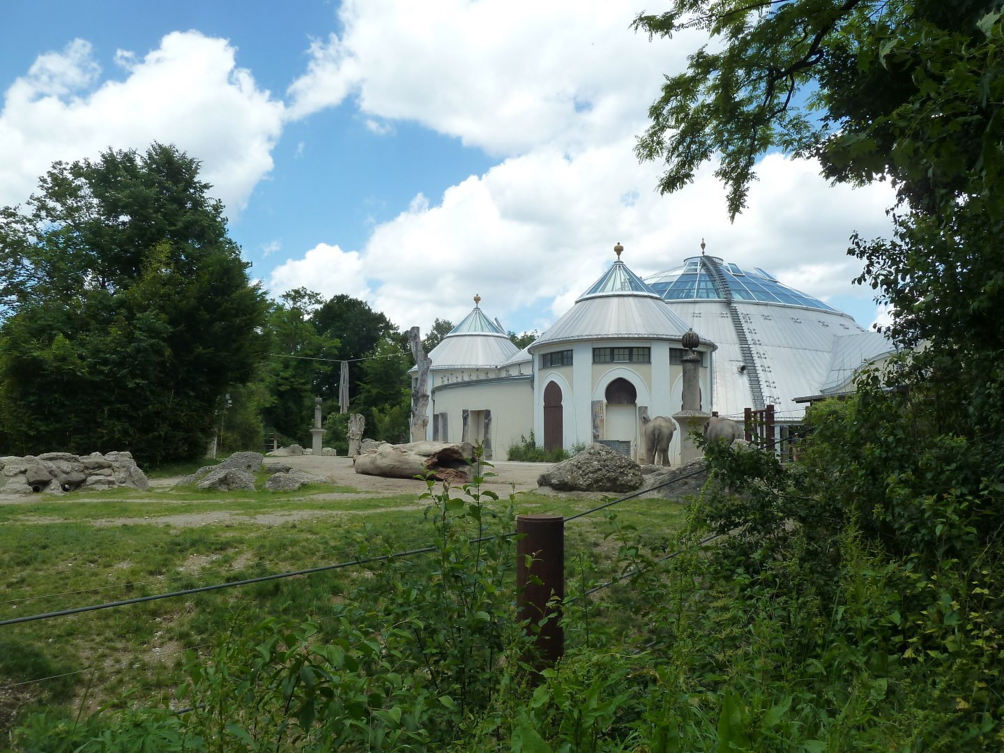 Elefantenhaus - Herd enclosure