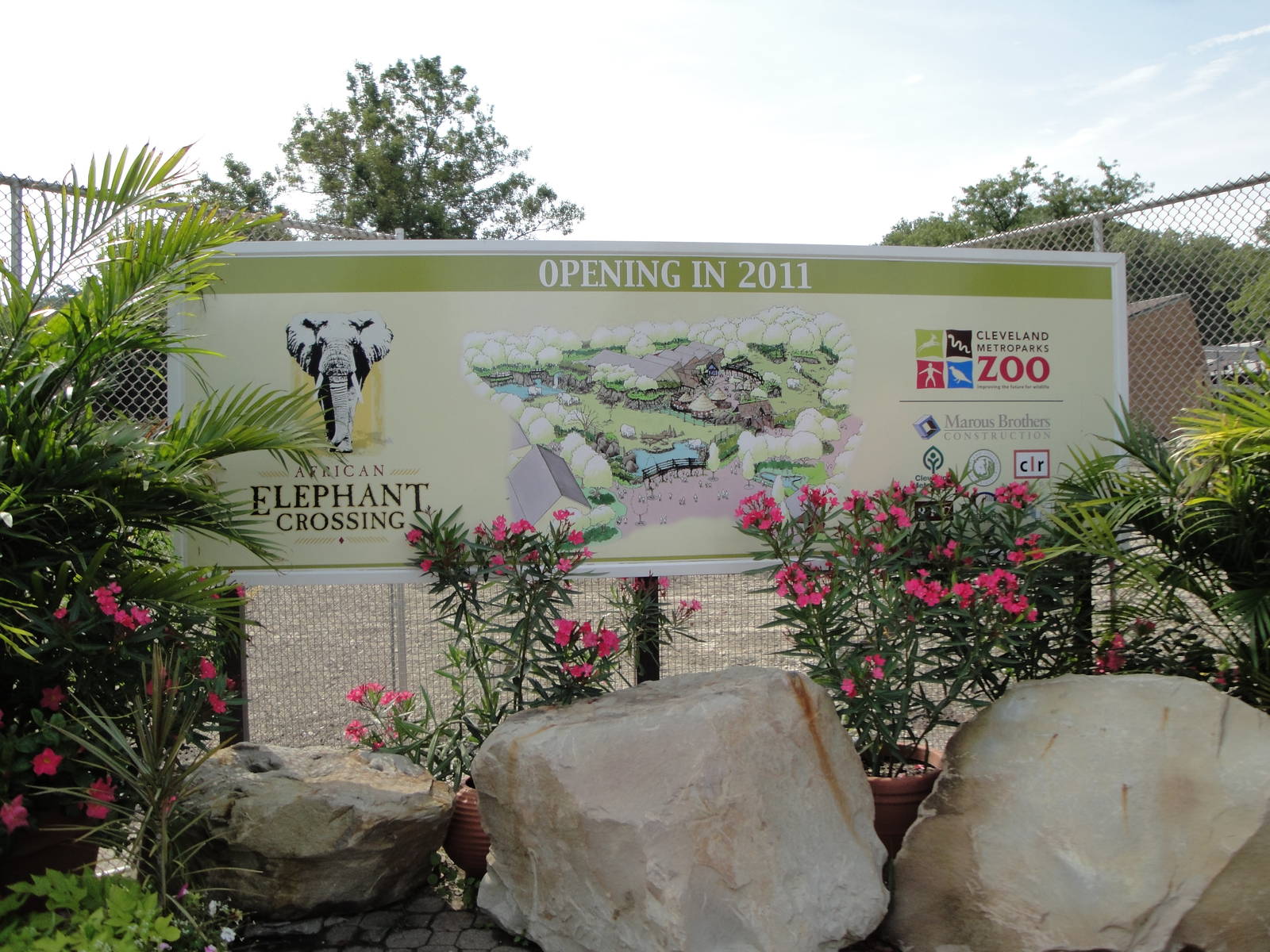 Elephant Crossing Sign
