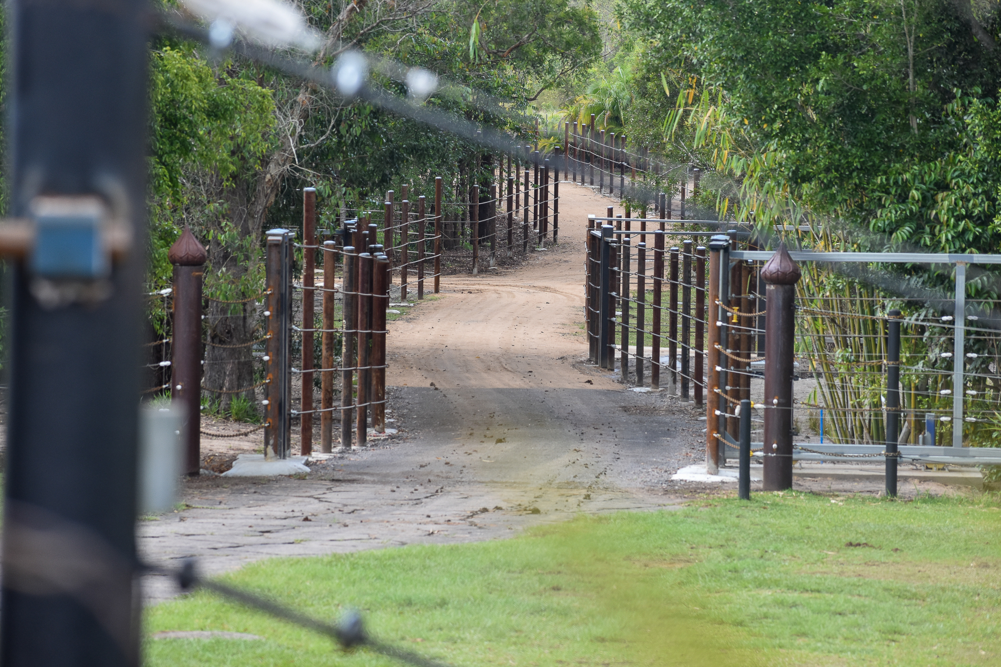 Elephant Enclosure Construction