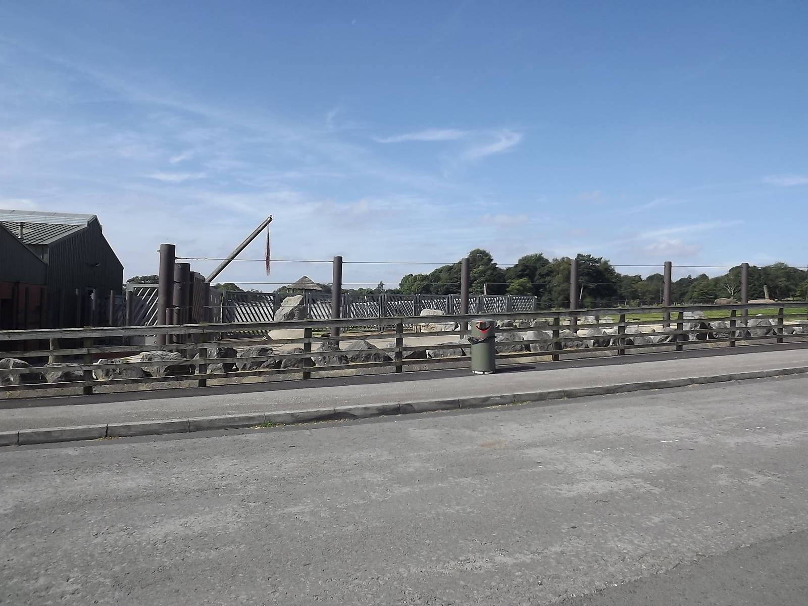 Elephant exhibit at Knowsley Safari Park 08/09/12