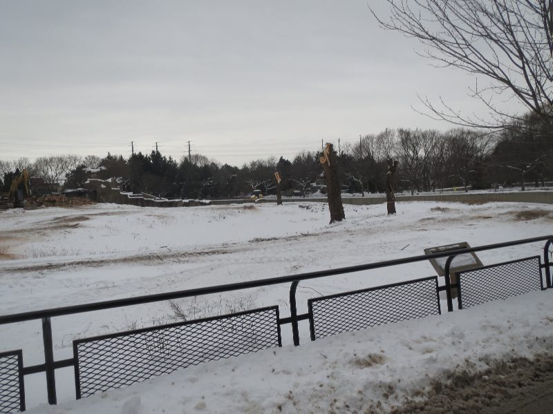 Elephant Exhibit Construction 12/21/16
