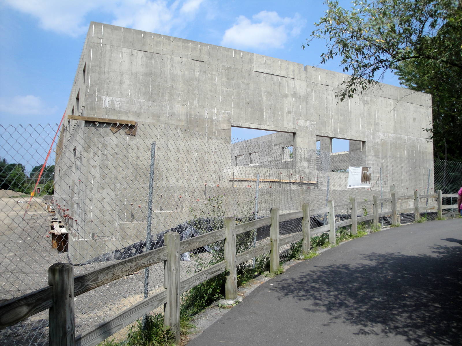 Elephant Exhibit Construction
