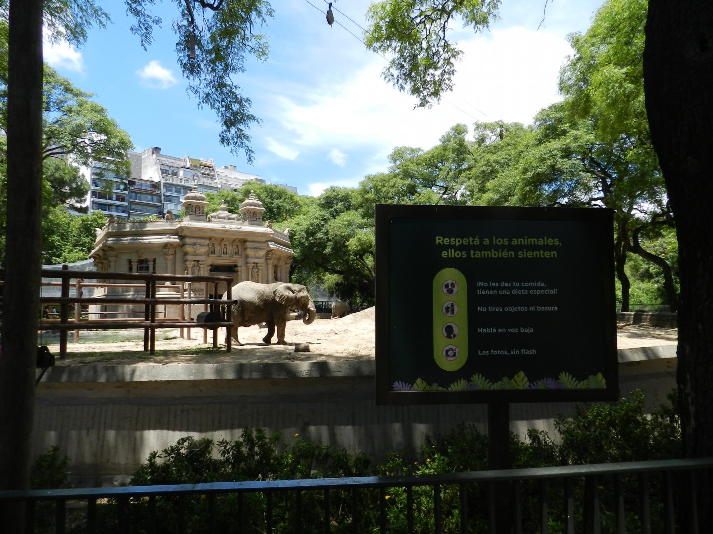 Elephant exhibit - Ecoparque BA
