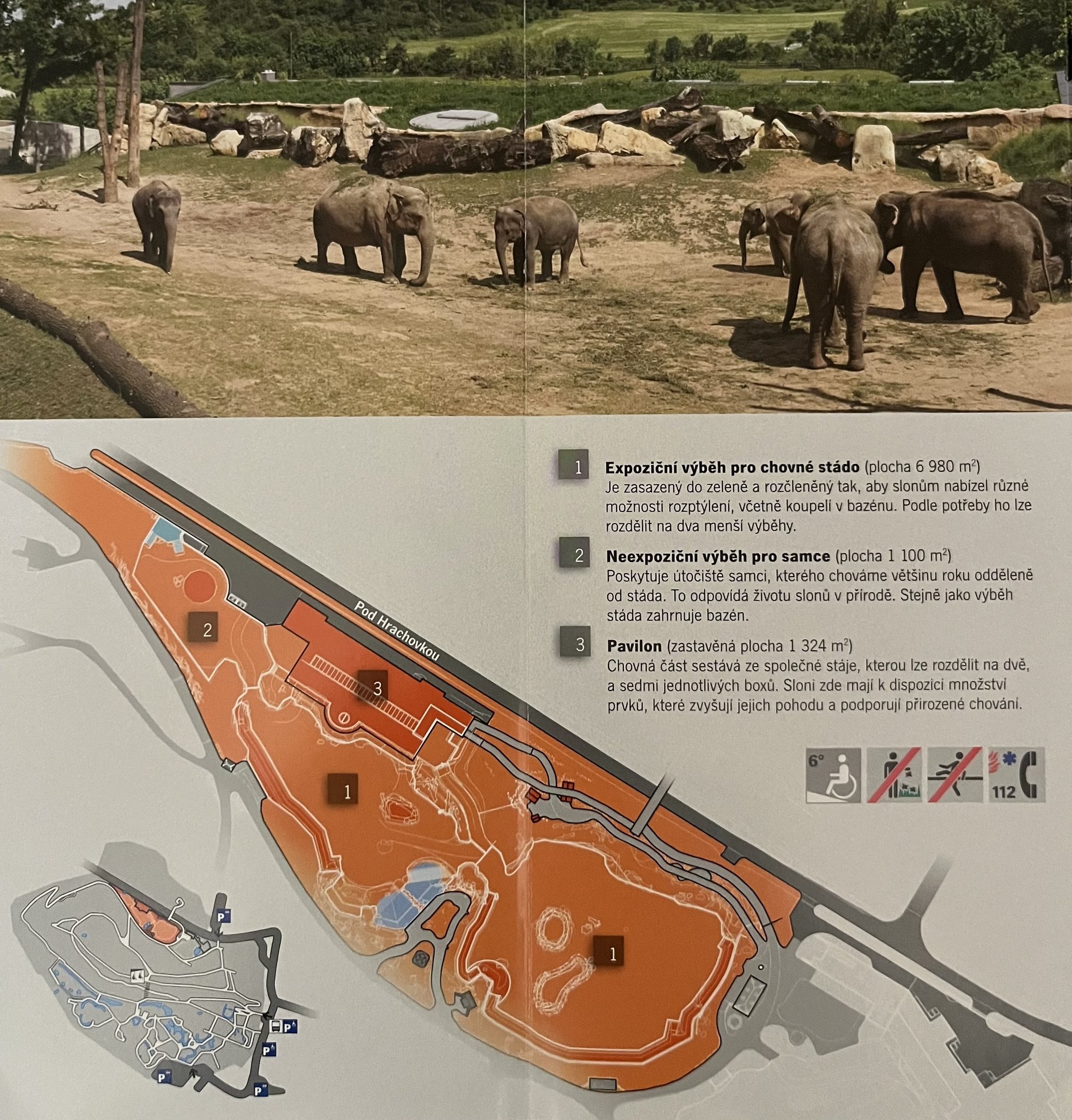 Elephant Exhibit Map - 2014