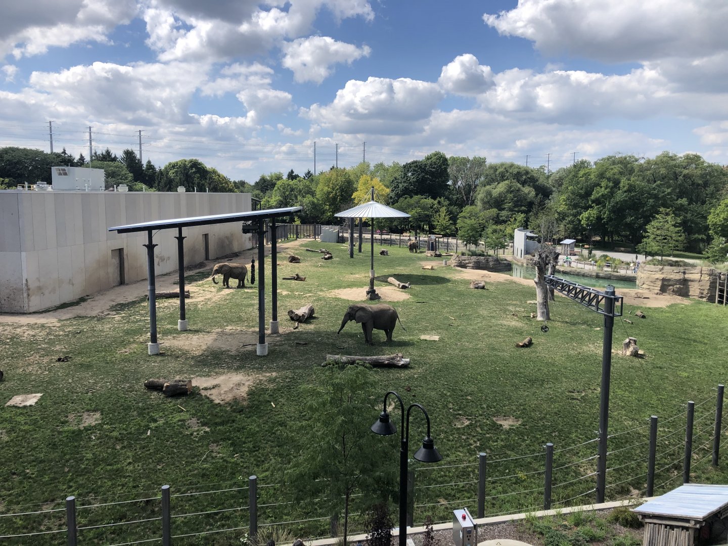 Elephant Exhibit overhead view
