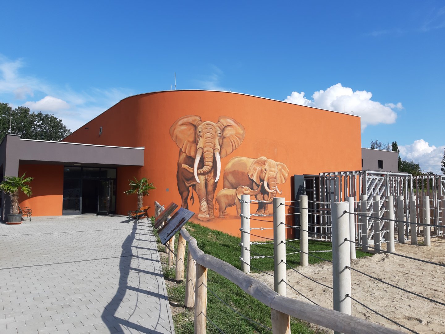 Elephant exhibit