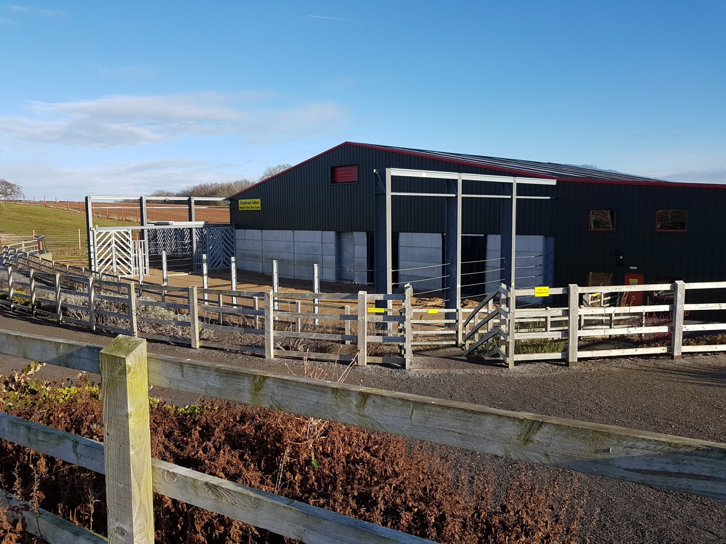 Elephant Facility - Noahs Ark Zoo Farm