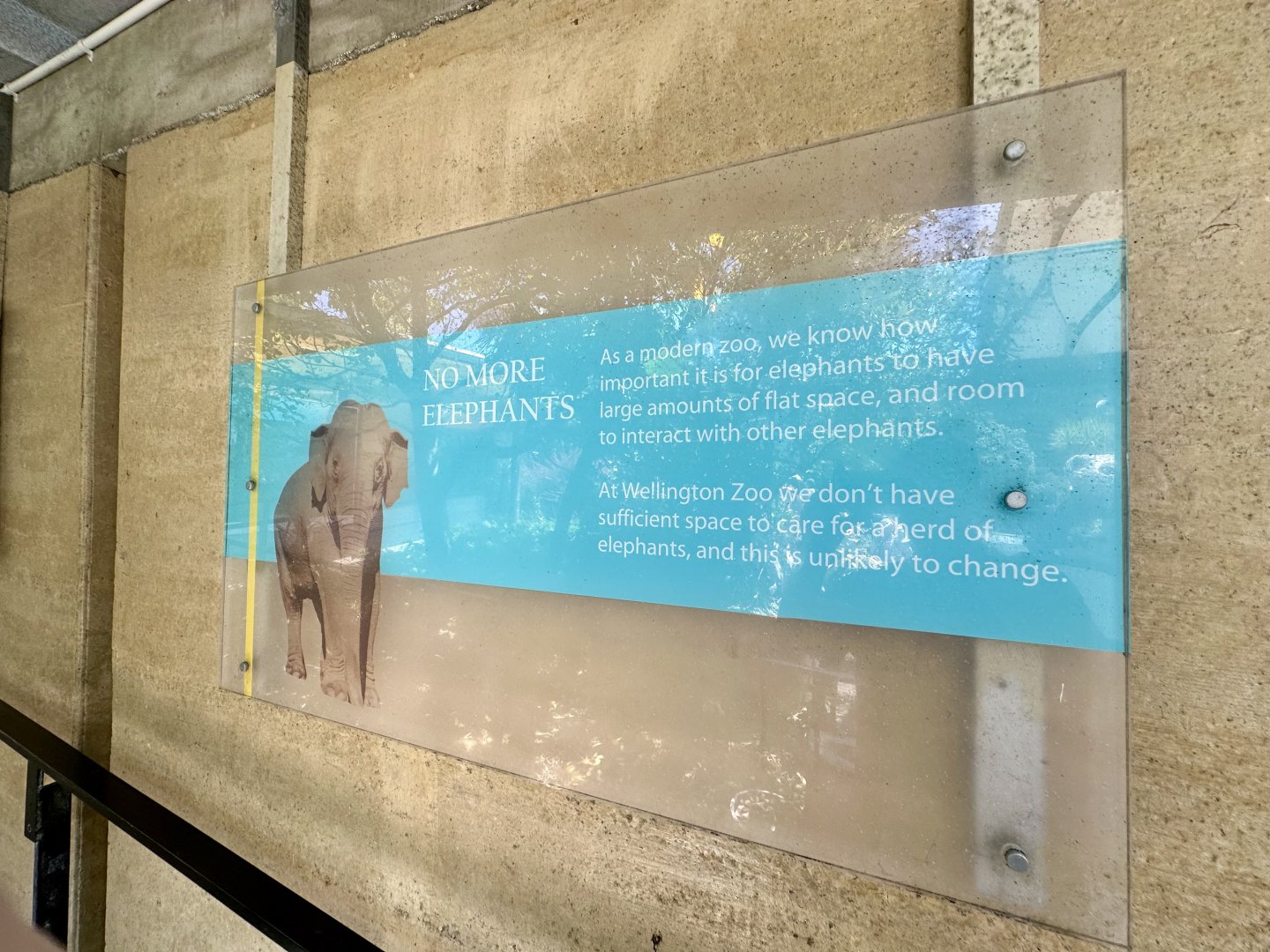 Elephant History Signage