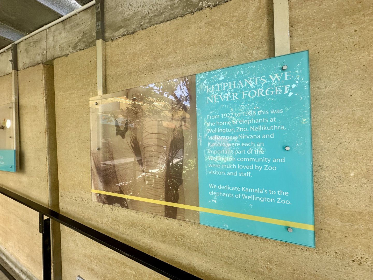 Elephant History Signage