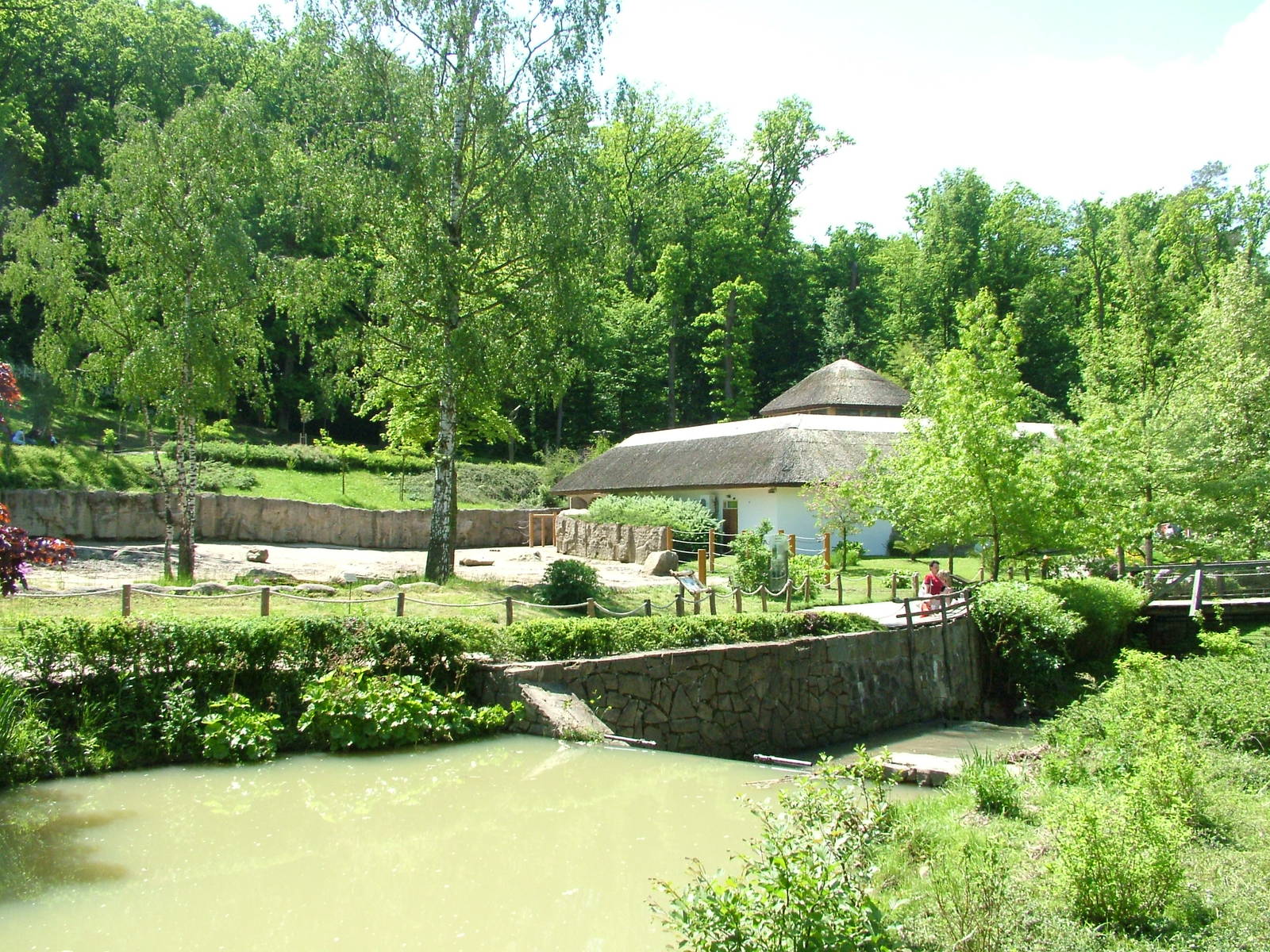 Elephant House and paddock at Zlin, 28/05/10