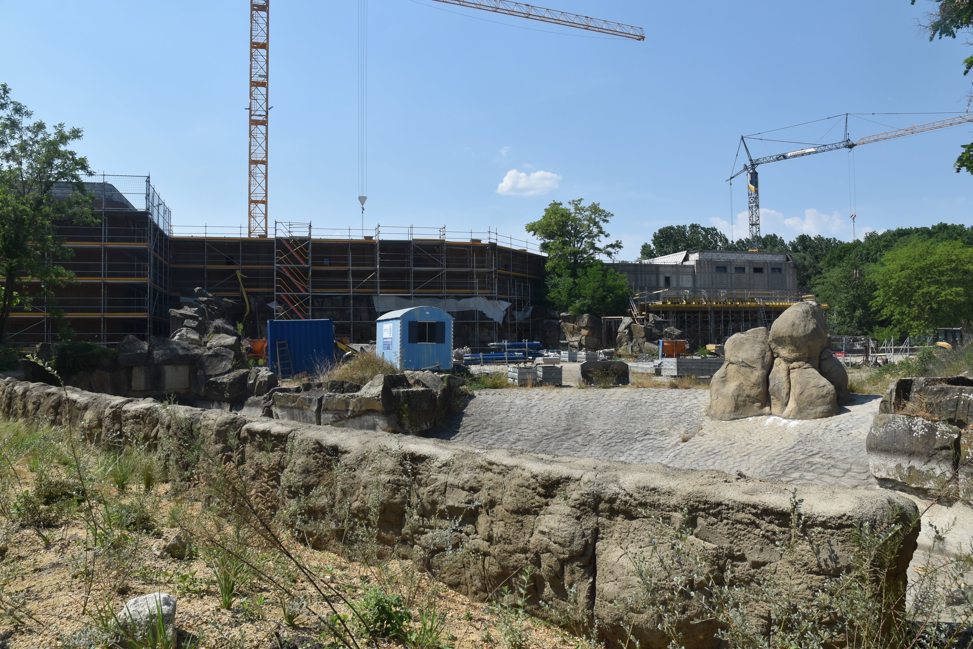 Elephant House Construction at Tierpark Berlin, 9th June 2023