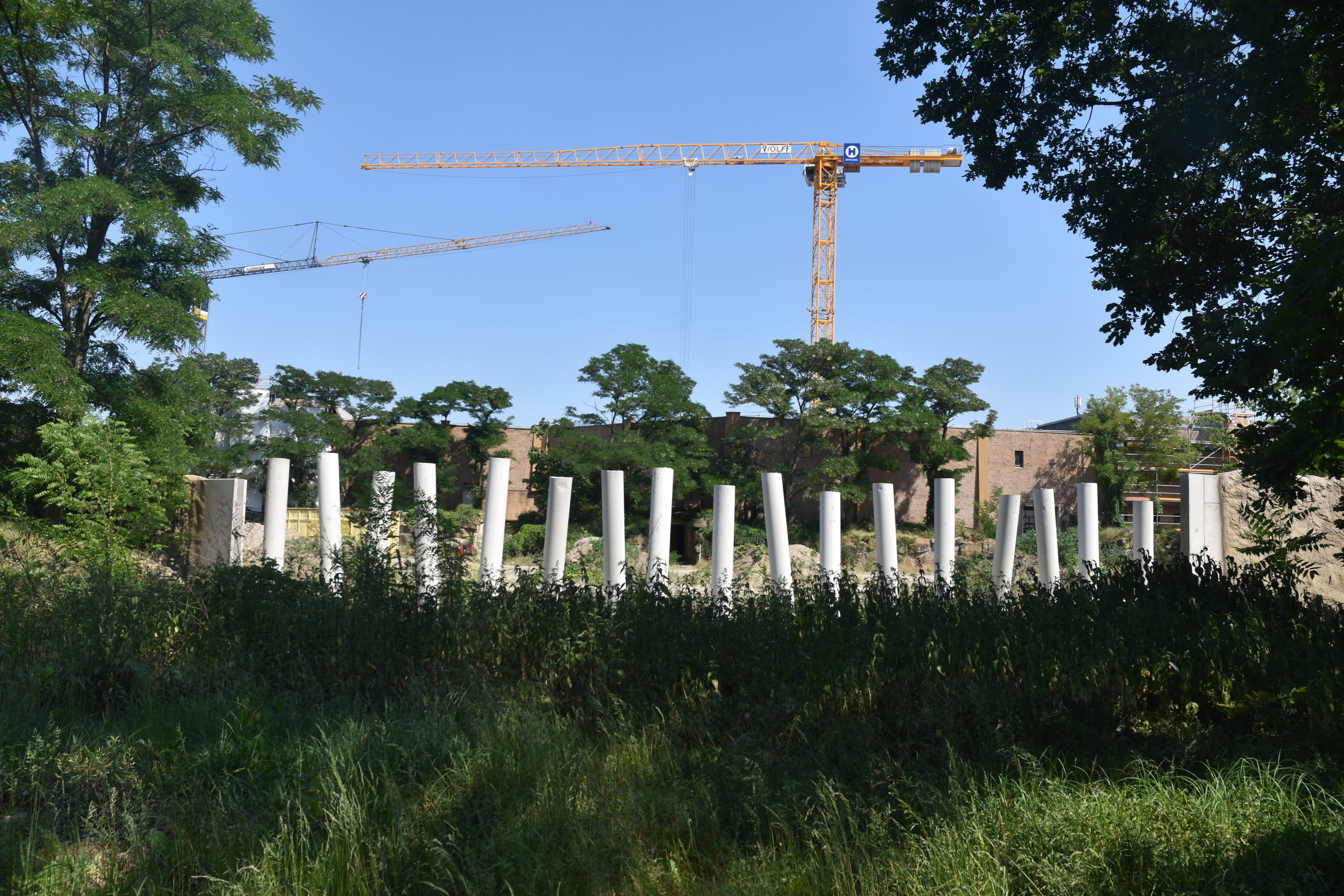 Elephant House Construction at Tierpark Berlin, 9th June 2023