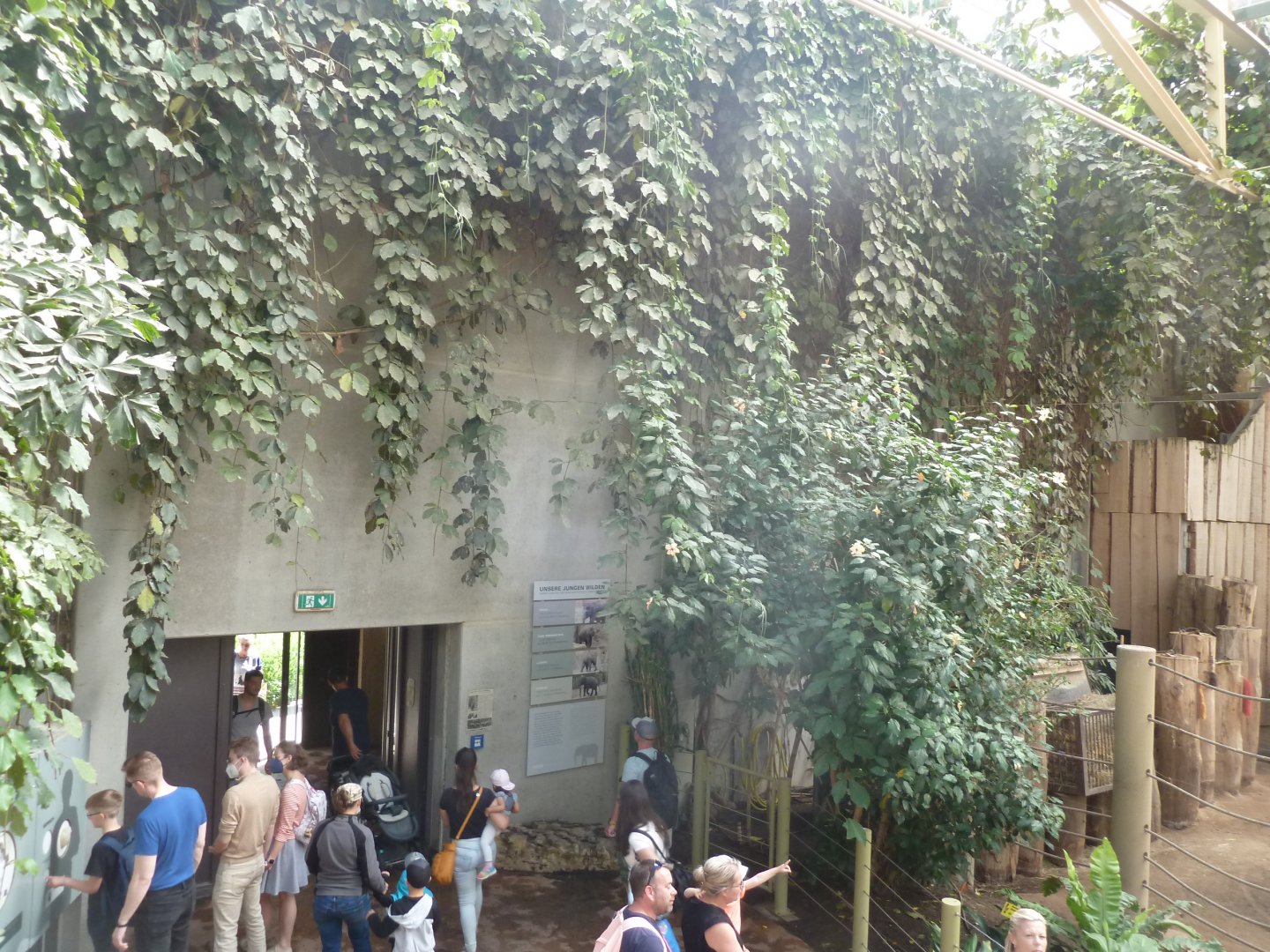 Elephant house entrance