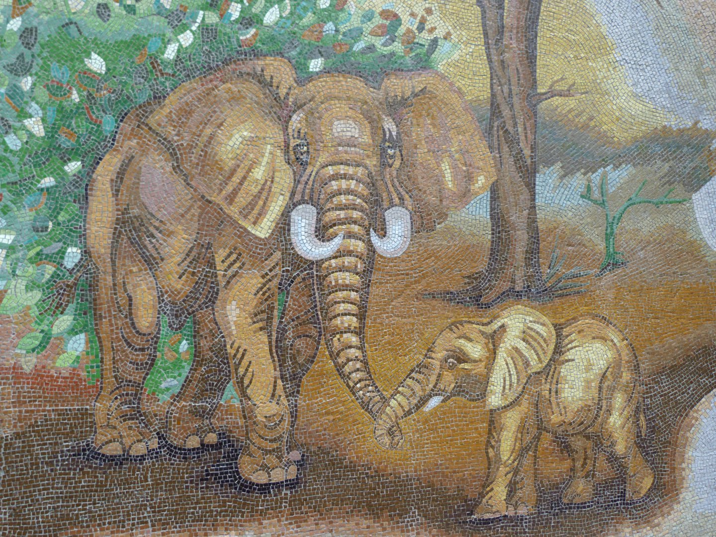 Elephant house mural -Tierpark Berlin (2024)