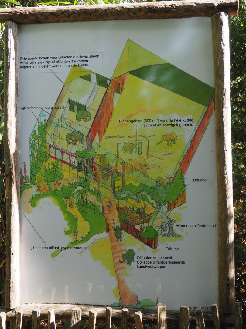 Elephant house schematic sign