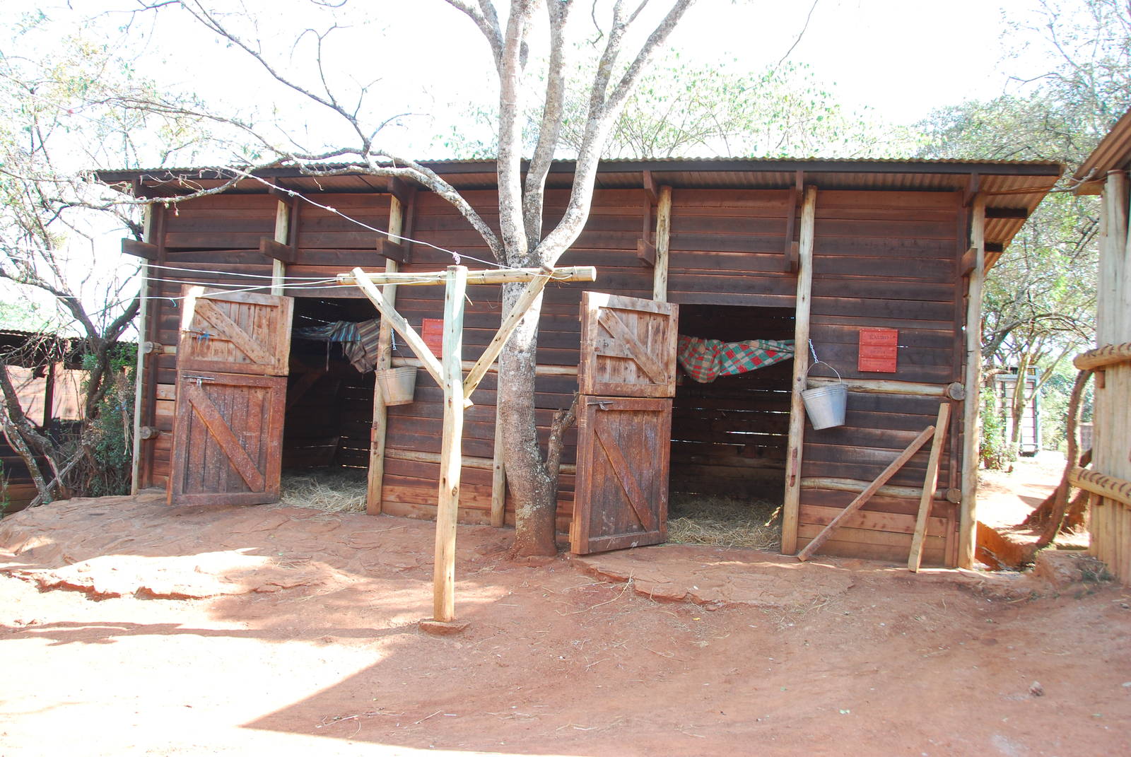 Elephant Night Stalls - David Sheldrick Wildlife Trust Elephant Orphanage