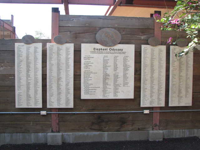 Elephant Oddysey Donors