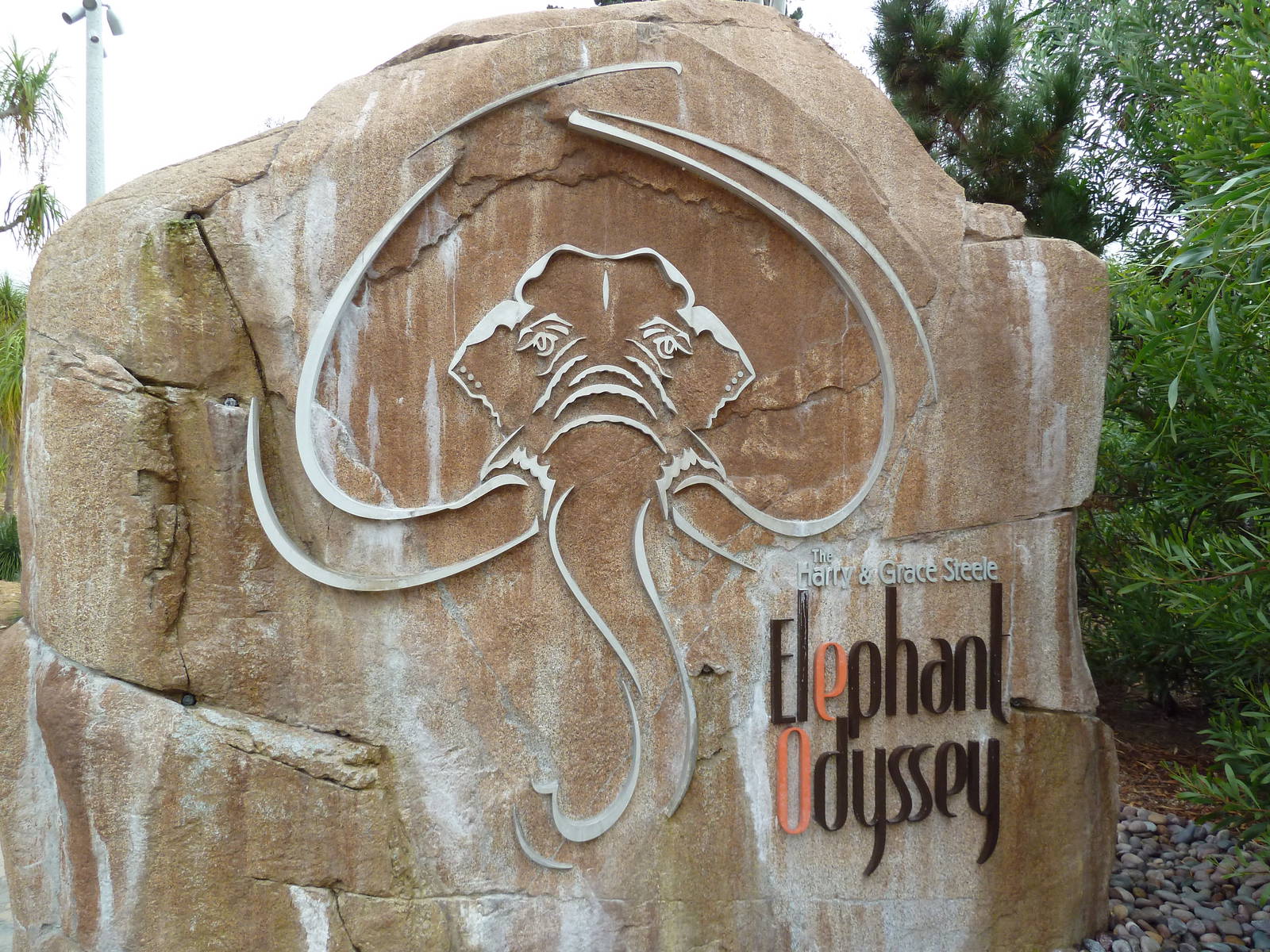 Elephant Odyssey - Entrance/Exit Sign