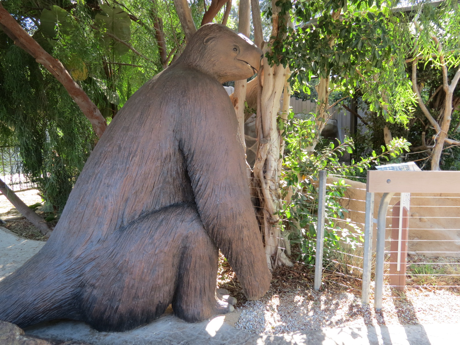 Elephant Odyssey - Extinct Jeffersons Ground Sloth Statue