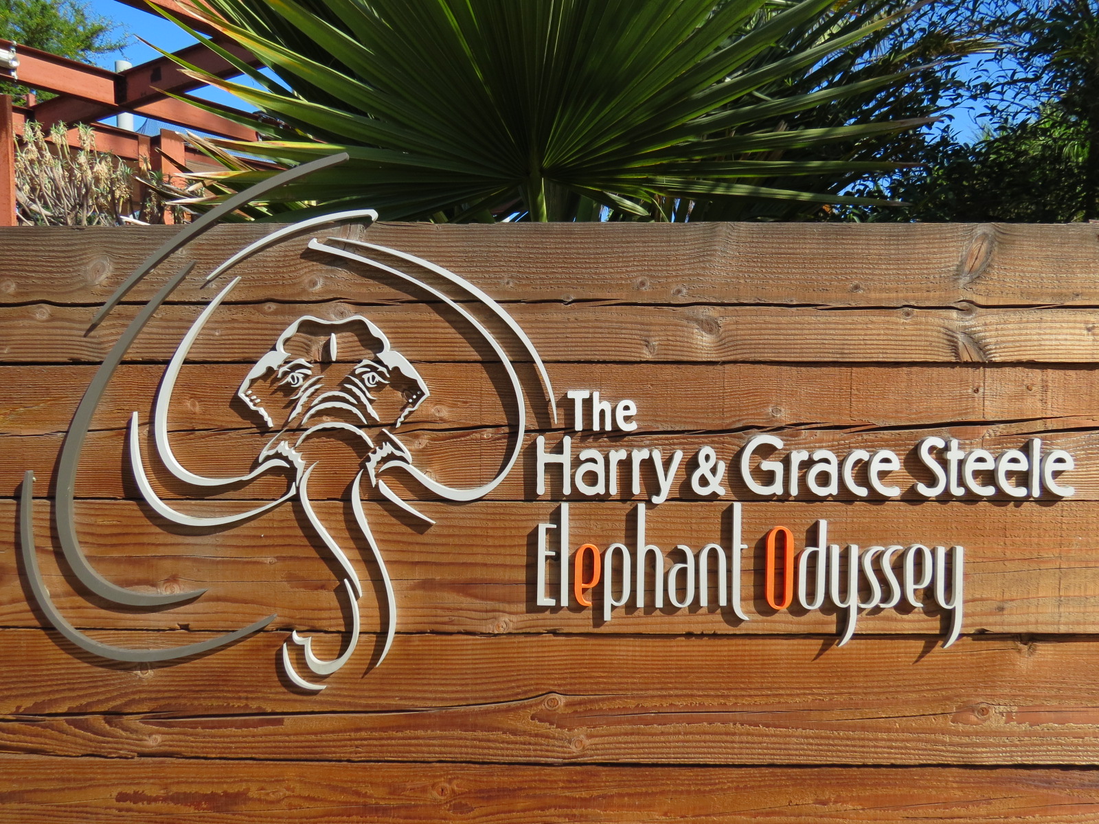 Elephant Odyssey - Fossil Portal Entrance Sign
