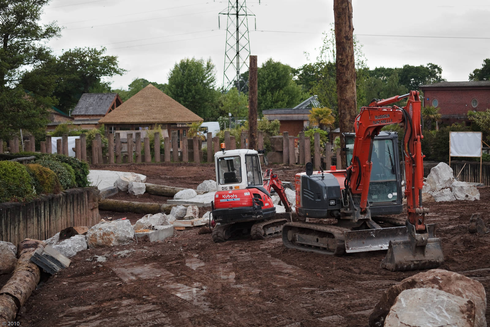 Elephant Paddock Renovations - 01/06/2010
