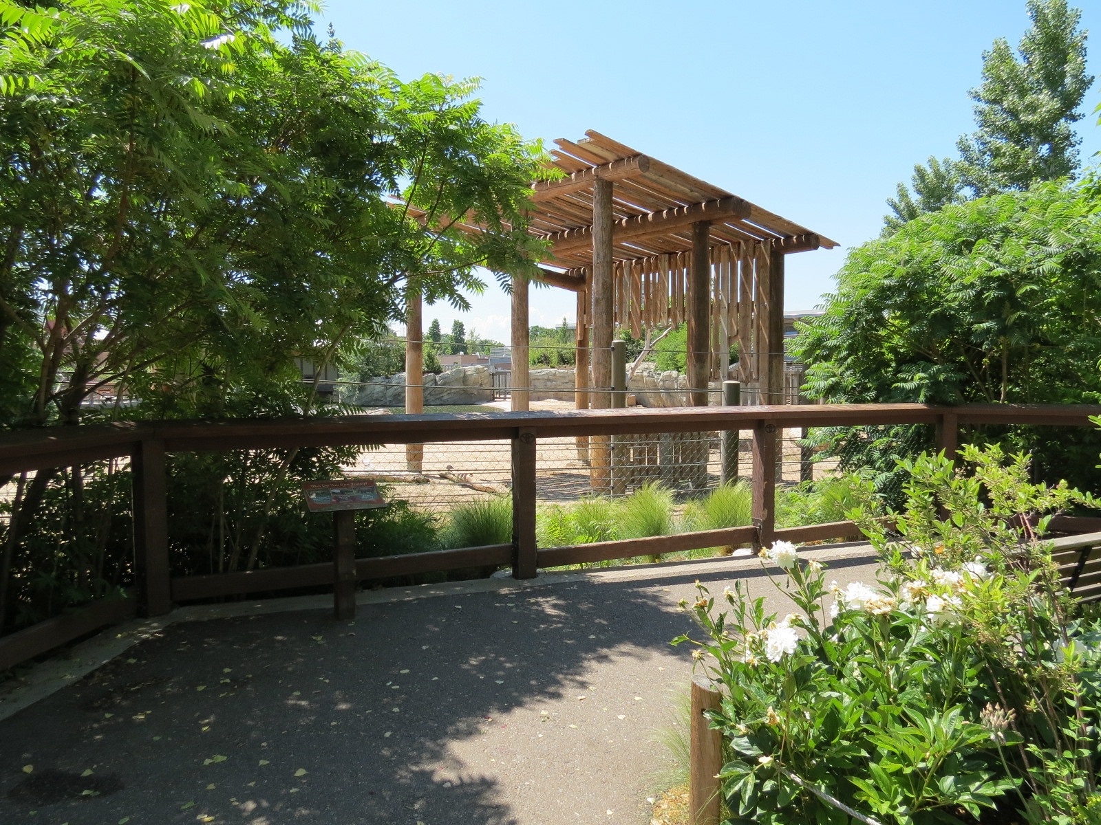 Elephant Passage - Species Rotation Yard Adjacent to Gibbon Exhibit