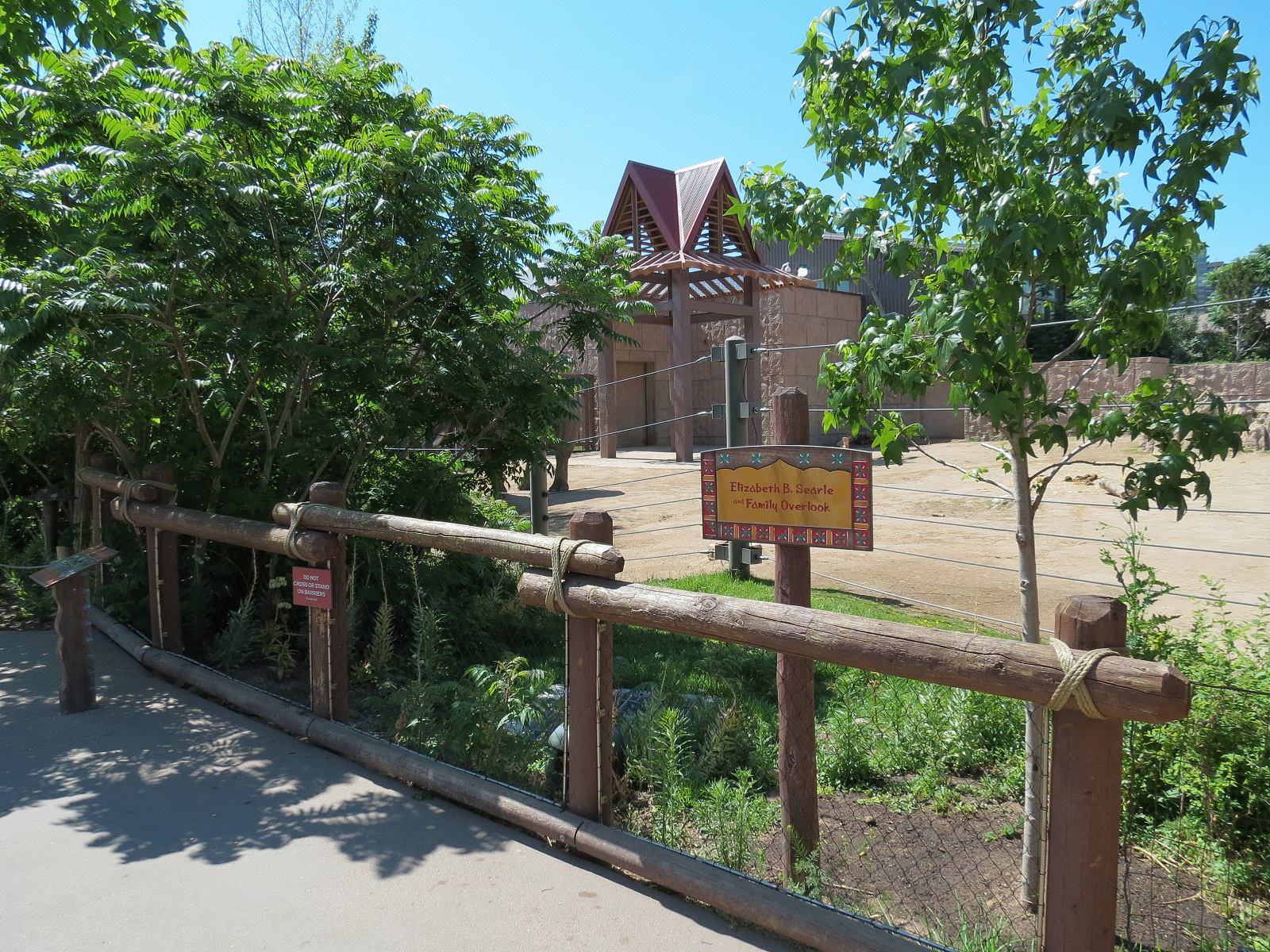 Elephant Passage - Species Rotation Yard West of Elephant House