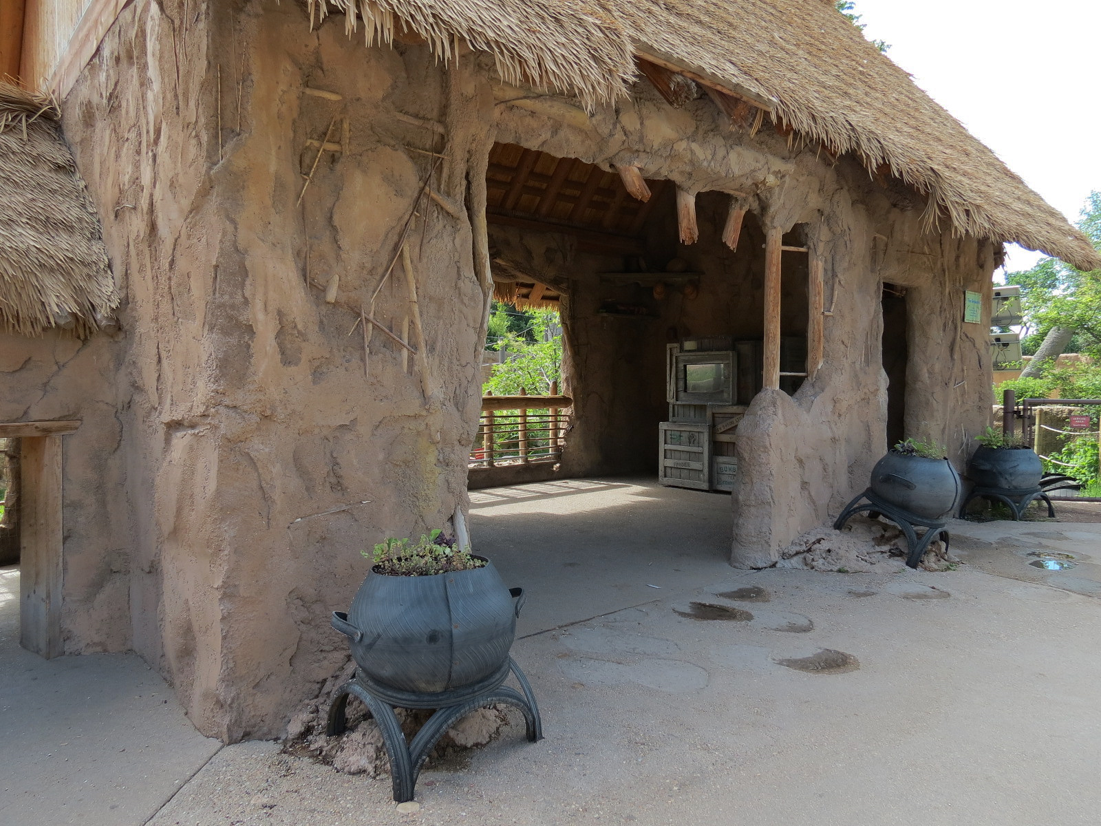 Elephant Passage - Species Rotation Yard With Amphitheater - Viewing Shelte