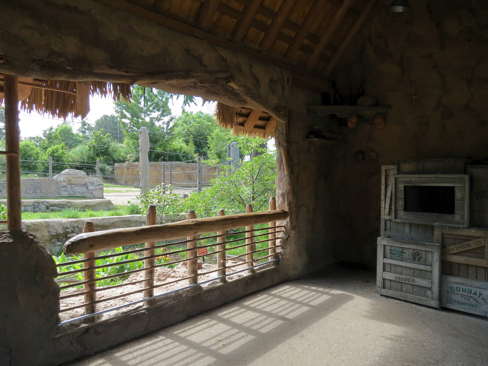 Elephant Passage - Species Rotation Yard With Amphitheater - Viewing Shelte