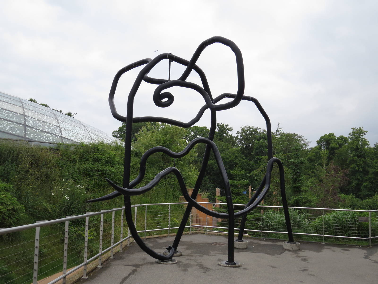 Elephant sculpture, June 2015.